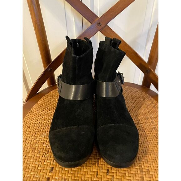 Rosebud suede buckle ankle boots size 38 - Picture 6 of 9